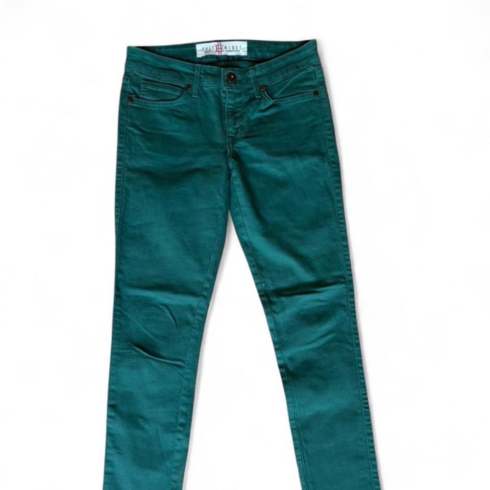 Easy Money Jean Company Green Skinny Jeans
